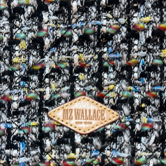 MZ Wallace Pippa Tweed Crossbody Bag with Monogram Design - Picture 2 of 7